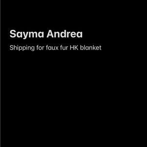 This is reserved for sayma Andrea only